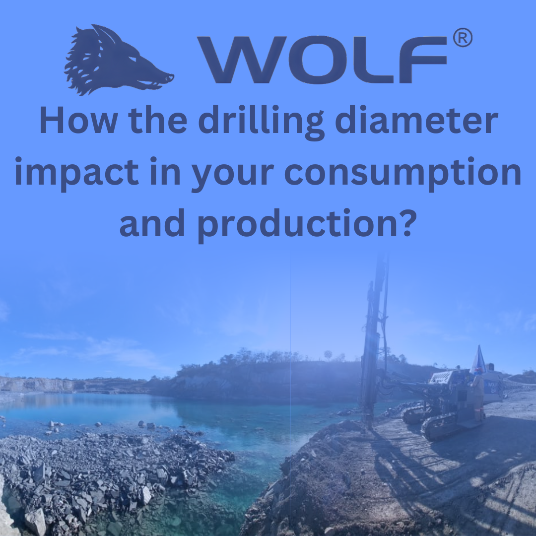How the drilling diameter impact in your production and consumption?